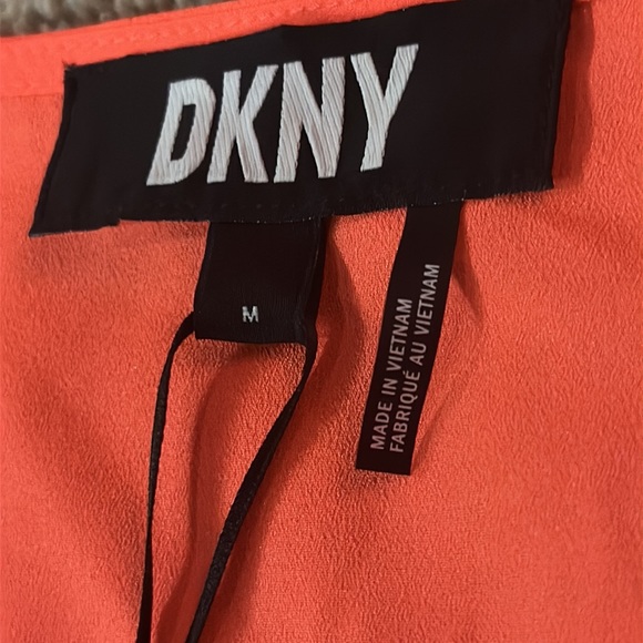 BRAND NEW NEON PINK/ORANGE DKNY TOP 👚 - Picture 4 of 9